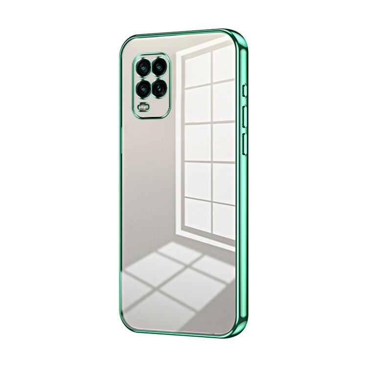 Transparent Plating Fine Hole Phone Case, For Xiaomi Mi 10S, For Xiaomi Mi 11 Lite 4G / 5G, For Xiaomi Mi 11 Ultra, For Xiaomi Mi 11 Pro, For Xiaomi Mi 11, For Xiaomi Mi 10 Lite 5G