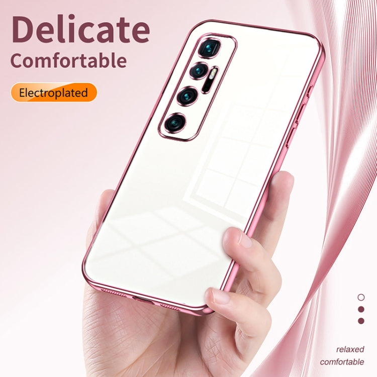 Transparent Plating Fine Hole Phone Case, For Xiaomi Mi 10 Ultra, For Xiaomi Mi 10 Pro 5G, For Xiaomi Mi 10 5G, For Xiaomi Mi CC9 Pro / Mi Note 10, For Xiaomi Mi CC9e / Mi A3, For Xiaomi Mi 9