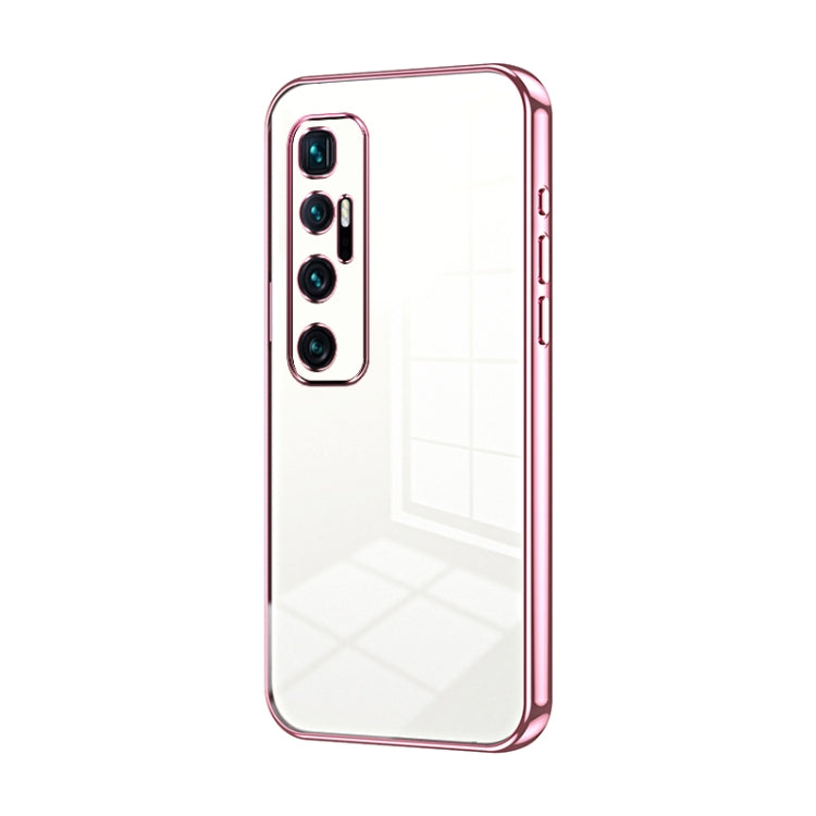 Transparent Plating Fine Hole Phone Case, For Xiaomi Mi 10 Ultra, For Xiaomi Mi 10 Pro 5G, For Xiaomi Mi 10 5G, For Xiaomi Mi CC9 Pro / Mi Note 10, For Xiaomi Mi CC9e / Mi A3, For Xiaomi Mi 9