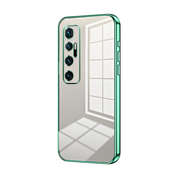 Transparent Plating Fine Hole Phone Case, For Xiaomi Mi 10 Ultra, For Xiaomi Mi 10 Pro 5G, For Xiaomi Mi 10 5G, For Xiaomi Mi CC9 Pro / Mi Note 10, For Xiaomi Mi CC9e / Mi A3, For Xiaomi Mi 9