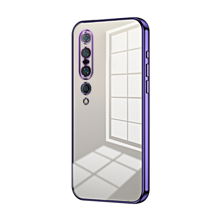 Transparent Plating Fine Hole Phone Case, For Xiaomi Mi 10 Ultra, For Xiaomi Mi 10 Pro 5G, For Xiaomi Mi 10 5G, For Xiaomi Mi CC9 Pro / Mi Note 10, For Xiaomi Mi CC9e / Mi A3, For Xiaomi Mi 9