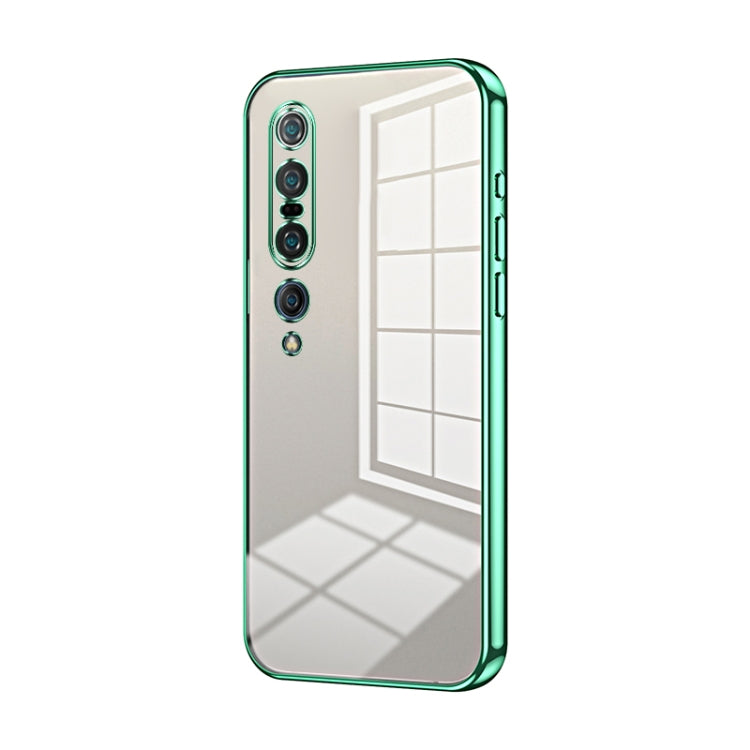 Transparent Plating Fine Hole Phone Case, For Xiaomi Mi 10 Ultra, For Xiaomi Mi 10 Pro 5G, For Xiaomi Mi 10 5G, For Xiaomi Mi CC9 Pro / Mi Note 10, For Xiaomi Mi CC9e / Mi A3, For Xiaomi Mi 9