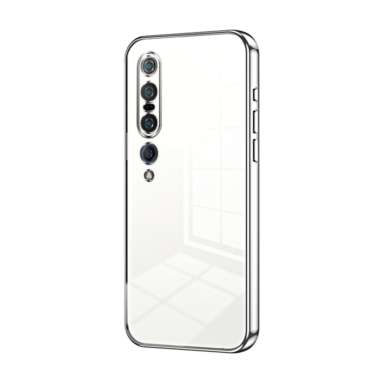 Transparent Plating Fine Hole Phone Case, For Xiaomi Mi 10 Ultra, For Xiaomi Mi 10 Pro 5G, For Xiaomi Mi 10 5G, For Xiaomi Mi CC9 Pro / Mi Note 10, For Xiaomi Mi CC9e / Mi A3, For Xiaomi Mi 9