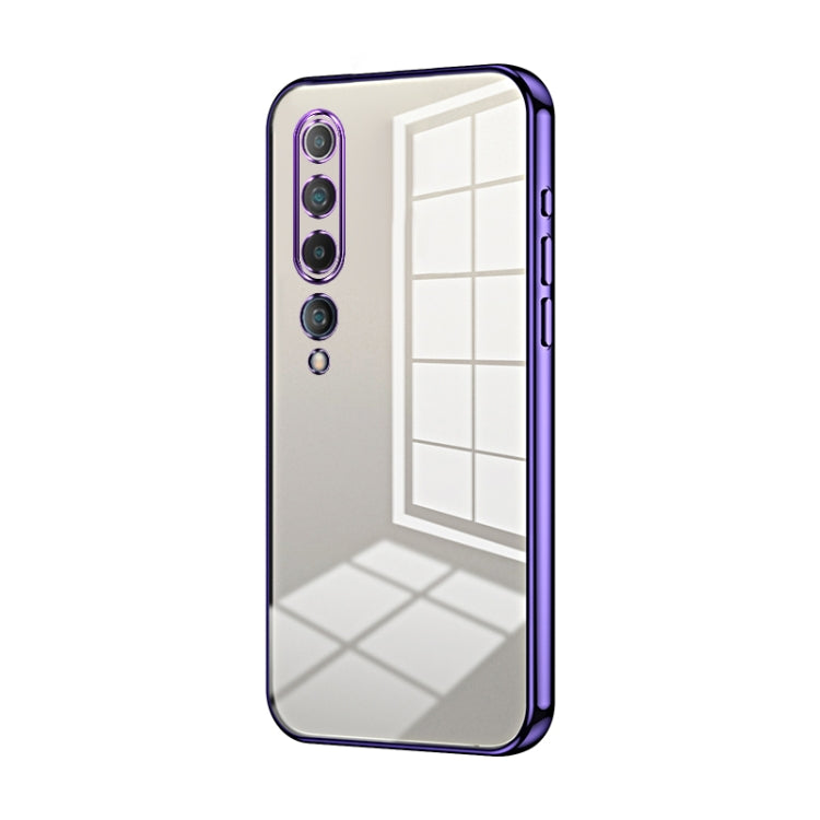 Transparent Plating Fine Hole Phone Case, For Xiaomi Mi 10 Ultra, For Xiaomi Mi 10 Pro 5G, For Xiaomi Mi 10 5G, For Xiaomi Mi CC9 Pro / Mi Note 10, For Xiaomi Mi CC9e / Mi A3, For Xiaomi Mi 9