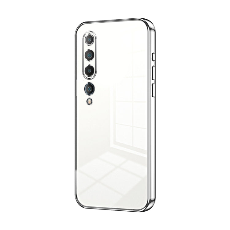 Transparent Plating Fine Hole Phone Case, For Xiaomi Mi 10 Ultra, For Xiaomi Mi 10 Pro 5G, For Xiaomi Mi 10 5G, For Xiaomi Mi CC9 Pro / Mi Note 10, For Xiaomi Mi CC9e / Mi A3, For Xiaomi Mi 9