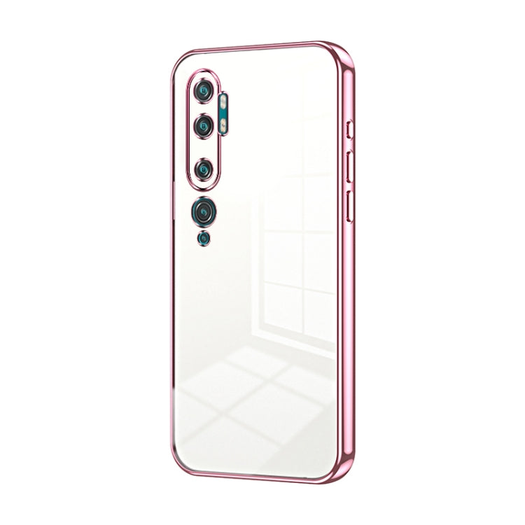 Transparent Plating Fine Hole Phone Case, For Xiaomi Mi 10 Ultra, For Xiaomi Mi 10 Pro 5G, For Xiaomi Mi 10 5G, For Xiaomi Mi CC9 Pro / Mi Note 10, For Xiaomi Mi CC9e / Mi A3, For Xiaomi Mi 9