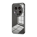 Transparent Plating Fine Hole Phone Case, For Xiaomi 14T, For Xiaomi 14 Ultra, For Xiaomi 14 Pro, For Xiaomi 14, For Xiaomi 13 Ultra, For Xiaomi Civi 3