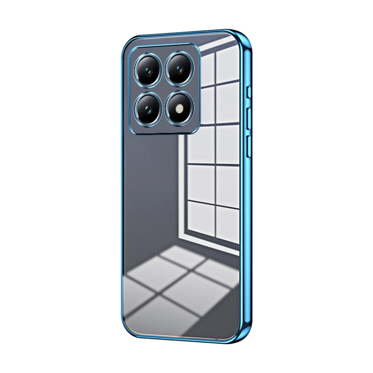 Transparent Plating Fine Hole Phone Case, For Xiaomi Civi 5 Pro, For Xiaomi 15 Ultra, For Xiaomi Poco M7 Pro 5G, For Xiaomi 15 Pro, For Xiaomi 15, For Xiaomi 14T Pro
