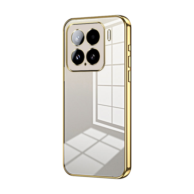Transparent Plating Fine Hole Phone Case, For Xiaomi Civi 5 Pro, For Xiaomi 15 Ultra, For Xiaomi Poco M7 Pro 5G, For Xiaomi 15 Pro, For Xiaomi 15, For Xiaomi 14T Pro