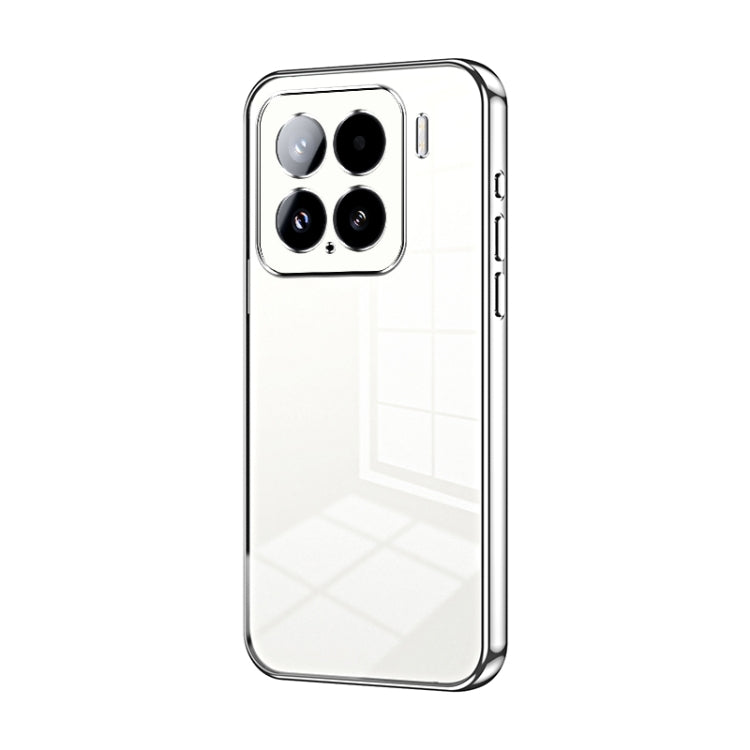 Transparent Plating Fine Hole Phone Case, For Xiaomi Civi 5 Pro, For Xiaomi 15 Ultra, For Xiaomi Poco M7 Pro 5G, For Xiaomi 15 Pro, For Xiaomi 15, For Xiaomi 14T Pro