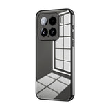 Transparent Plating Fine Hole Phone Case, For Xiaomi Civi 5 Pro, For Xiaomi 15 Ultra, For Xiaomi Poco M7 Pro 5G, For Xiaomi 15 Pro, For Xiaomi 15, For Xiaomi 14T Pro