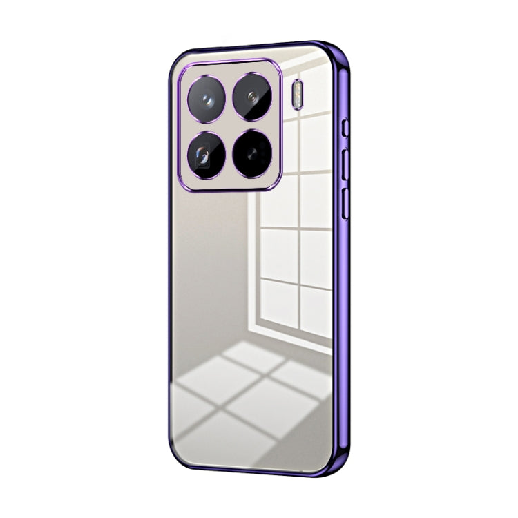 Transparent Plating Fine Hole Phone Case, For Xiaomi Civi 5 Pro, For Xiaomi 15 Ultra, For Xiaomi Poco M7 Pro 5G, For Xiaomi 15 Pro, For Xiaomi 15, For Xiaomi 14T Pro