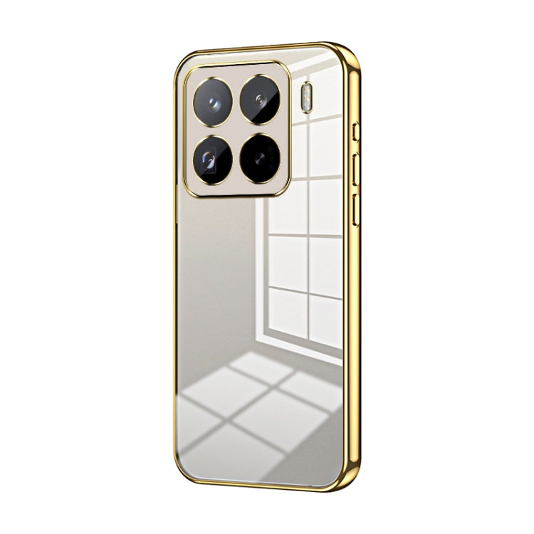 Transparent Plating Fine Hole Phone Case, For Xiaomi Civi 5 Pro, For Xiaomi 15 Ultra, For Xiaomi Poco M7 Pro 5G, For Xiaomi 15 Pro, For Xiaomi 15, For Xiaomi 14T Pro