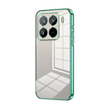 Transparent Plating Fine Hole Phone Case, For Xiaomi Civi 5 Pro, For Xiaomi 15 Ultra, For Xiaomi Poco M7 Pro 5G, For Xiaomi 15 Pro, For Xiaomi 15, For Xiaomi 14T Pro