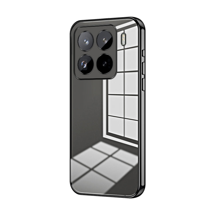 Transparent Plating Fine Hole Phone Case, For Xiaomi Civi 5 Pro, For Xiaomi 15 Ultra, For Xiaomi Poco M7 Pro 5G, For Xiaomi 15 Pro, For Xiaomi 15, For Xiaomi 14T Pro