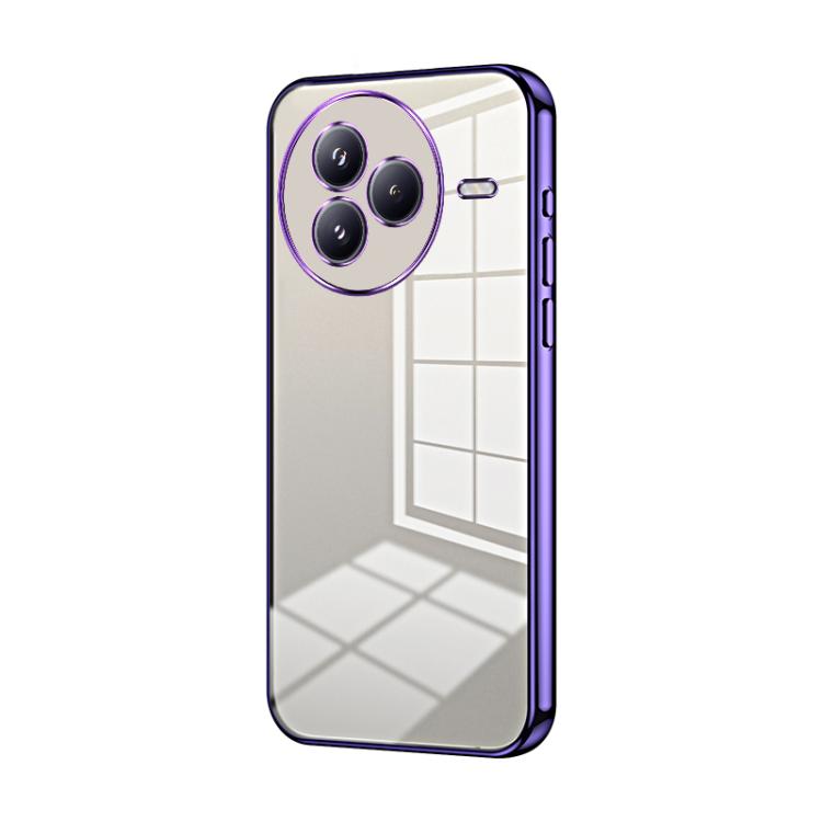 Transparent Plating Fine Hole Phone Case, For Xiaomi Civi 5 Pro, For Xiaomi 15 Ultra, For Xiaomi Poco M7 Pro 5G, For Xiaomi 15 Pro, For Xiaomi 15, For Xiaomi 14T Pro