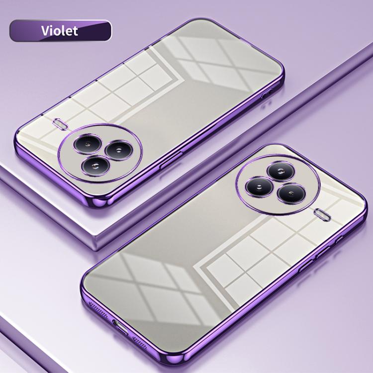 Transparent Plating Fine Hole Phone Case, For Xiaomi Civi 5 Pro, For Xiaomi 15 Ultra, For Xiaomi Poco M7 Pro 5G, For Xiaomi 15 Pro, For Xiaomi 15, For Xiaomi 14T Pro