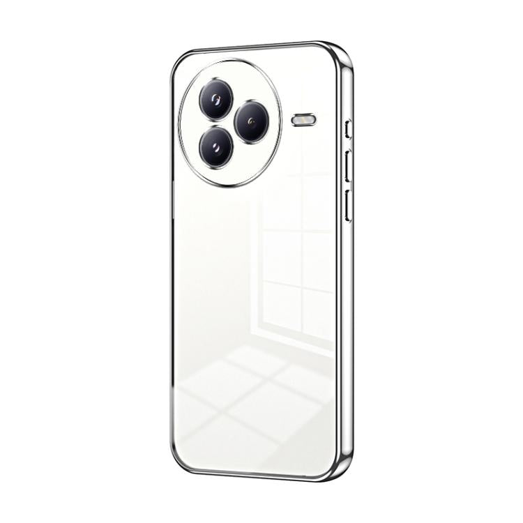 Transparent Plating Fine Hole Phone Case, For Xiaomi Civi 5 Pro, For Xiaomi 15 Ultra, For Xiaomi Poco M7 Pro 5G, For Xiaomi 15 Pro, For Xiaomi 15, For Xiaomi 14T Pro