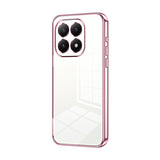Transparent Plating Fine Hole Phone Case, For Xiaomi 17 Ultra, For Xiaomi 17 Pro Max, For Xiaomi 17 Pro, For Xiaomi 17, For Xiaomi 15T Pro, For Xiaomi 15T