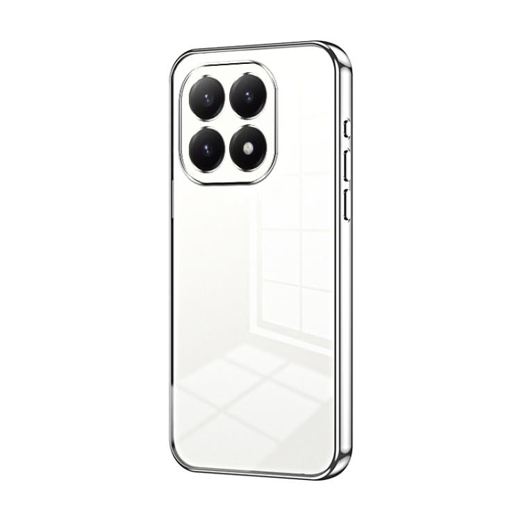 Transparent Plating Fine Hole Phone Case, For Xiaomi 17 Ultra, For Xiaomi 17 Pro Max, For Xiaomi 17 Pro, For Xiaomi 17, For Xiaomi 15T Pro, For Xiaomi 15T