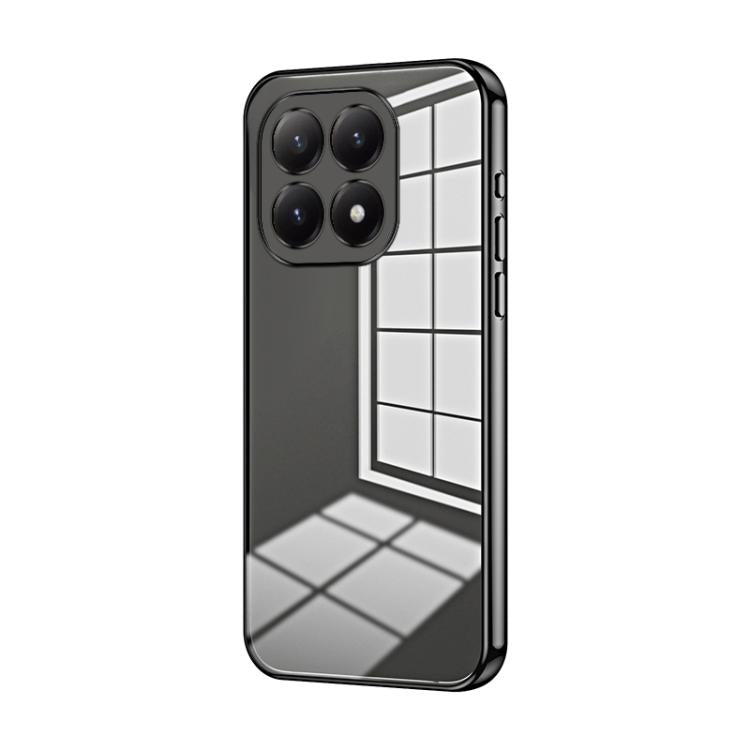 Transparent Plating Fine Hole Phone Case, For Xiaomi 17 Ultra, For Xiaomi 17 Pro Max, For Xiaomi 17 Pro, For Xiaomi 17, For Xiaomi 15T Pro, For Xiaomi 15T