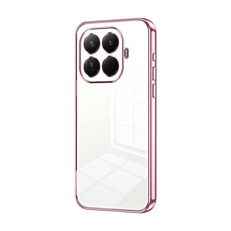 Transparent Plating Fine Hole Phone Case, For Xiaomi 17 Ultra, For Xiaomi 17 Pro Max, For Xiaomi 17 Pro, For Xiaomi 17, For Xiaomi 15T Pro, For Xiaomi 15T