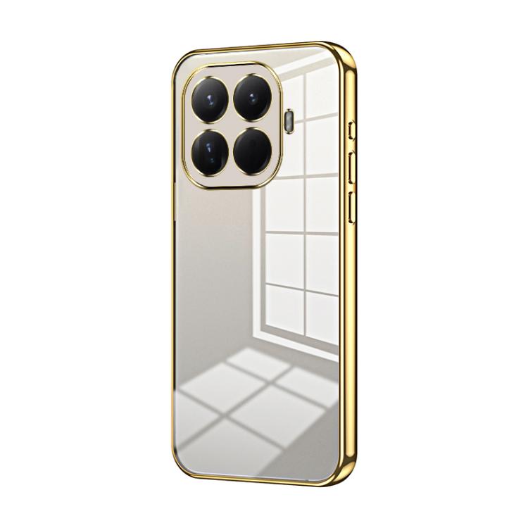 Transparent Plating Fine Hole Phone Case, For Xiaomi 17 Ultra, For Xiaomi 17 Pro Max, For Xiaomi 17 Pro, For Xiaomi 17, For Xiaomi 15T Pro, For Xiaomi 15T