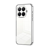 Transparent Plating Fine Hole Phone Case, For Xiaomi 17 Ultra, For Xiaomi 17 Pro Max, For Xiaomi 17 Pro, For Xiaomi 17, For Xiaomi 15T Pro, For Xiaomi 15T