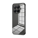 Transparent Plating Fine Hole Phone Case, For Xiaomi 17 Ultra, For Xiaomi 17 Pro Max, For Xiaomi 17 Pro, For Xiaomi 17, For Xiaomi 15T Pro, For Xiaomi 15T