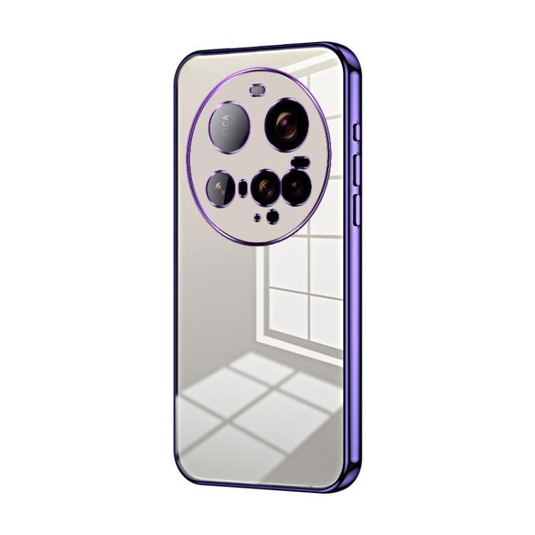 Transparent Plating Fine Hole Phone Case, For Xiaomi Civi 5 Pro, For Xiaomi 15 Ultra, For Xiaomi Poco M7 Pro 5G, For Xiaomi 15 Pro, For Xiaomi 15, For Xiaomi 14T Pro