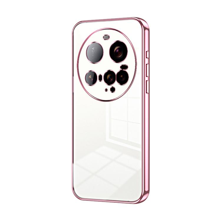 Transparent Plating Fine Hole Phone Case, For Xiaomi Civi 5 Pro, For Xiaomi 15 Ultra, For Xiaomi Poco M7 Pro 5G, For Xiaomi 15 Pro, For Xiaomi 15, For Xiaomi 14T Pro