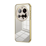 Transparent Plating Fine Hole Phone Case, For Xiaomi Civi 5 Pro, For Xiaomi 15 Ultra, For Xiaomi Poco M7 Pro 5G, For Xiaomi 15 Pro, For Xiaomi 15, For Xiaomi 14T Pro