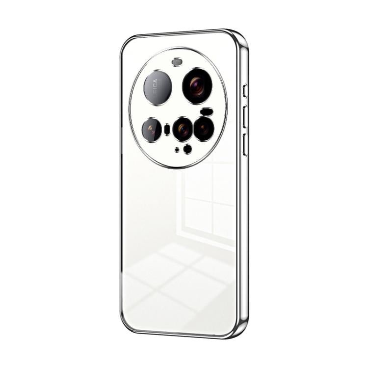 Transparent Plating Fine Hole Phone Case, For Xiaomi Civi 5 Pro, For Xiaomi 15 Ultra, For Xiaomi Poco M7 Pro 5G, For Xiaomi 15 Pro, For Xiaomi 15, For Xiaomi 14T Pro