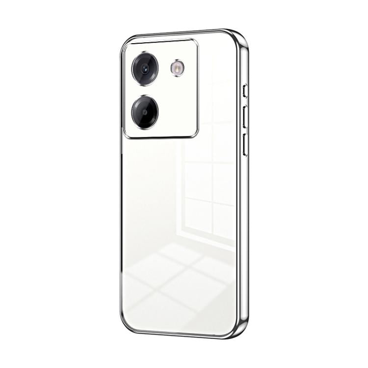 Transparent Plating Fine Hole Phone Case, For Xiaomi Civi 5 Pro, For Xiaomi 15 Ultra, For Xiaomi Poco M7 Pro 5G, For Xiaomi 15 Pro, For Xiaomi 15, For Xiaomi 14T Pro