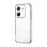 Transparent Plating Fine Hole Phone Case, For Xiaomi Civi 5 Pro, For Xiaomi 15 Ultra, For Xiaomi Poco M7 Pro 5G, For Xiaomi 15 Pro, For Xiaomi 15, For Xiaomi 14T Pro