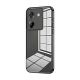 Transparent Plating Fine Hole Phone Case, For Xiaomi Civi 5 Pro, For Xiaomi 15 Ultra, For Xiaomi Poco M7 Pro 5G, For Xiaomi 15 Pro, For Xiaomi 15, For Xiaomi 14T Pro