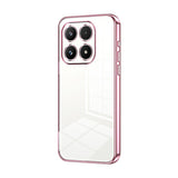 Transparent Plating Fine Hole Phone Case, For Xiaomi 17 Ultra, For Xiaomi 17 Pro Max, For Xiaomi 17 Pro, For Xiaomi 17, For Xiaomi 15T Pro, For Xiaomi 15T