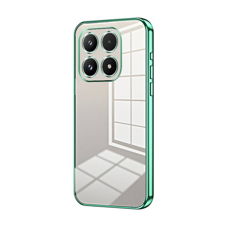 Transparent Plating Fine Hole Phone Case, For Xiaomi 17 Ultra, For Xiaomi 17 Pro Max, For Xiaomi 17 Pro, For Xiaomi 17, For Xiaomi 15T Pro, For Xiaomi 15T