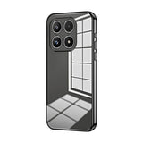 Transparent Plating Fine Hole Phone Case, For Xiaomi 17 Ultra, For Xiaomi 17 Pro Max, For Xiaomi 17 Pro, For Xiaomi 17, For Xiaomi 15T Pro, For Xiaomi 15T
