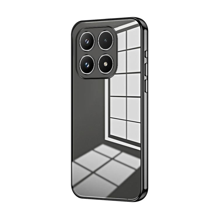 Transparent Plating Fine Hole Phone Case, For Xiaomi 17 Ultra, For Xiaomi 17 Pro Max, For Xiaomi 17 Pro, For Xiaomi 17, For Xiaomi 15T Pro, For Xiaomi 15T