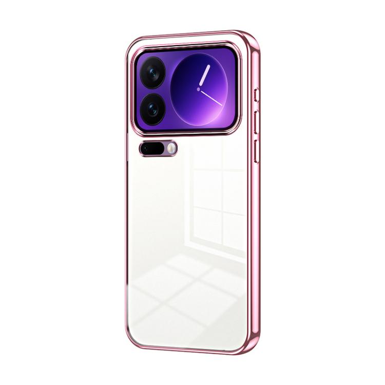 Transparent Plating Fine Hole Phone Case, For Xiaomi 17 Ultra, For Xiaomi 17 Pro Max, For Xiaomi 17 Pro, For Xiaomi 17, For Xiaomi 15T Pro, For Xiaomi 15T
