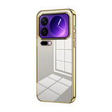 Transparent Plating Fine Hole Phone Case, For Xiaomi 17 Ultra, For Xiaomi 17 Pro Max, For Xiaomi 17 Pro, For Xiaomi 17, For Xiaomi 15T Pro, For Xiaomi 15T