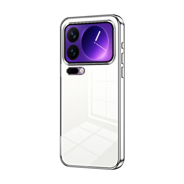 Transparent Plating Fine Hole Phone Case, For Xiaomi 17 Ultra, For Xiaomi 17 Pro Max, For Xiaomi 17 Pro, For Xiaomi 17, For Xiaomi 15T Pro, For Xiaomi 15T