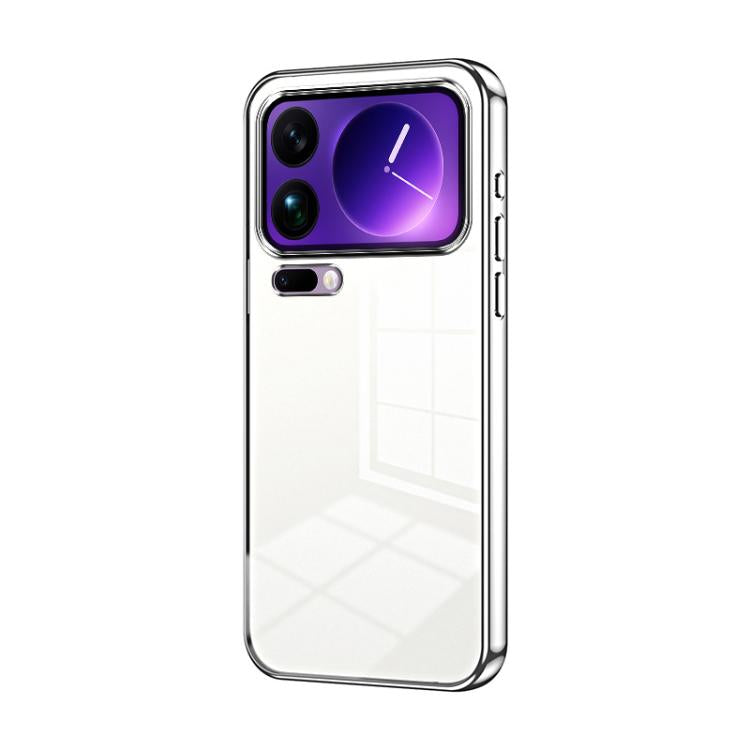 Transparent Plating Fine Hole Phone Case, For Xiaomi 17 Ultra, For Xiaomi 17 Pro Max, For Xiaomi 17 Pro, For Xiaomi 17, For Xiaomi 15T Pro, For Xiaomi 15T
