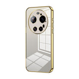 Transparent Plating Fine Hole Phone Case, For Xiaomi 17 Ultra, For Xiaomi 17 Pro Max, For Xiaomi 17 Pro, For Xiaomi 17, For Xiaomi 15T Pro, For Xiaomi 15T