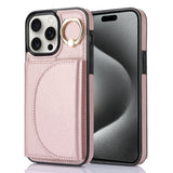 Ring Holder Card Bag Skin Feel Phone Case, For iPhone 16, For iPhone 15 Pro Max, For iPhone 15 Pro, For iPhone 15 Plus, For iPhone 15, For iPhone 14 Plus, For iPhone 14, For iPhone 14 Pro