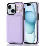 Ring Holder Card Bag Skin Feel Phone Case, For iPhone 16, For iPhone 15 Pro Max, For iPhone 15 Pro, For iPhone 15 Plus, For iPhone 15, For iPhone 14 Plus, For iPhone 14, For iPhone 14 Pro