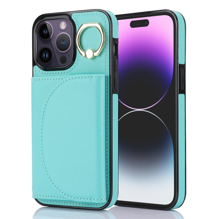 Ring Holder Card Bag Skin Feel Phone Case, For iPhone 14 Pro Max, For iPhone SE 2022 / 2020 / 8 / 7, For iPhone 13 Pro Max, For iPhone 13 Pro, For iPhone 13, For iPhone 12 / 12 Pro, For iPhone 12 Pro Max, For iPhone 11 Pro Max