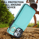 Ring Holder Card Bag Skin Feel Phone Case, For iPhone 14 Pro Max, For iPhone SE 2022 / 2020 / 8 / 7, For iPhone 13 Pro Max, For iPhone 13 Pro, For iPhone 13, For iPhone 12 / 12 Pro, For iPhone 12 Pro Max, For iPhone 11 Pro Max