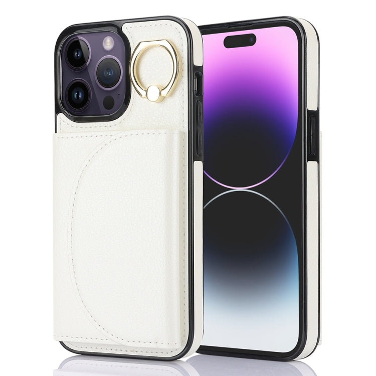 Ring Holder Card Bag Skin Feel Phone Case, For iPhone 14 Pro Max, For iPhone SE 2022 / 2020 / 8 / 7, For iPhone 13 Pro Max, For iPhone 13 Pro, For iPhone 13, For iPhone 12 / 12 Pro, For iPhone 12 Pro Max, For iPhone 11 Pro Max
